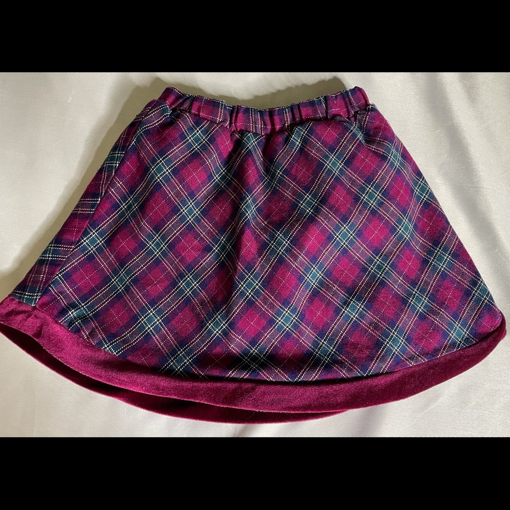 Girls Plaid Skirt Size: 24 months